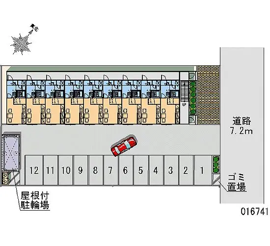 ★手数料０円★函館市港町３丁目　月極駐車場（LP）